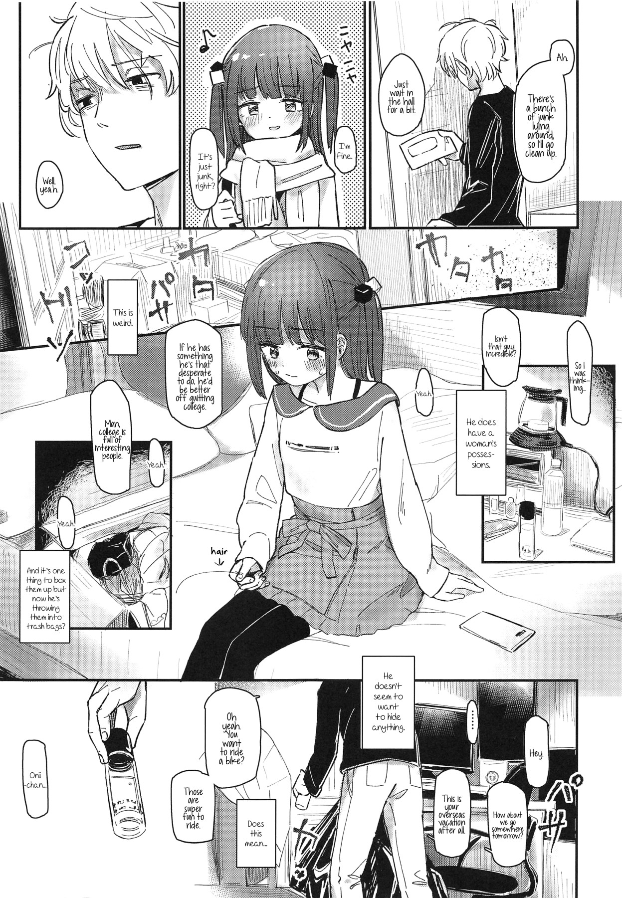 Hentai Manga Comic-Onii-chan Was Feeling Down, So I Had Sex With Him-Read-6